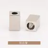 Campana Metálica Rectangular para Colgar Hebilla de Extremo de Cuerda de Tubo Recto para Ropa, Sudadera, Hebilla de Extremo de Cuerda para Pantalones Dorados, Accesorios de Ropa Jinda