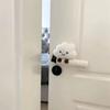 Luvas Fofas de Nuvem para Porta Universal Anticolisão Antiestática Capa de Proteção de Parede para Porta de Quarto