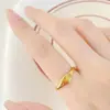 Anel de Nicho Simples de Alta Qualidade Estilo K para Mulheres Tendência Ins Anel Liso Anel de Falange Design com Diamante Anel de Casal Masculino e Feminino