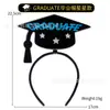 2025 Nueva Temporada de Graduación Diadema Decorativa Accesorios para Fotos de Ceremonia de Graduación Sombrero de Universidad Jardín de Infancia Diadema de Certificado