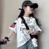 Trajes de Jazz para Outono e Primavera para Meninas, Fantasias de Street Dance Infantis Modernas e da Moda, Estilo Doce e Descolado para Grupos de Dança de Meninas