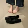 2026 Nuevos Zapatos Planos de Ballet de Terciopelo con Estampado de Leopardo Vintage, Suela Suave, con Lazo y Punta Redonda para Mujer