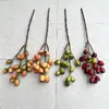 Fruta de Espinheiro-Alvar, Maçã Pequena, Pera, Fruta Artificial, Frutas Vermelhas Falsas para Casamento e Decoração de Casa, Atacado