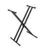 Fábrica de soportes para piano, venta al por mayor, desmontaje de soportes para piano de doble tubo, soportes para órgano electrónico, soportes para guzheng, soportes para órgano electrónico, estante en forma de X