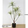 Planta Verde Artificial en Maceta Árbol Sangre de Dragón de Hoja Estrecha, Agave, Árbol de Yuca, Cola de Caballo Aguja de Hierro Girasol, Árbol de Hierro Decoración de Ventana