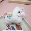 Estilo Japonês Fofo Pelúcia Desenho Animado Pônei Cacheado Boneca Pingente Chaveiro Bolsa Pendurar Broche Acessório Acessório de Roupa