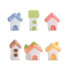 Micro Paisaje Creativo Lindo Dibujo Animado Mini Casa Jardinería Paisajismo Decoraciones DIY Accesorios Miniatura Adornos Pequeños