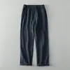 Pantalones de Lino para Hombre Primavera y Verano Estilo Chino Pantalones Lisos para Hombre Pantalones Casuales de Algodón y Lino Talla Grande Rectos Pantalones de Moda