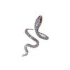 Anillo de dedo índice abierto personalizado con diseño de serpiente, ligero, de lujo, para celebridades de Internet, moderno, bonito y de nicho para mujer