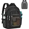 Mochila de malla hueca nueva de Amazon transfronteriza, bolso de hombro casual, mochila de viaje de gran capacidad para estudiantes y adolescentes