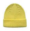 Nuevo Invierno Cachemira Tejido Ala Ancha Unisex Exterior Ciclismo Sombrero de Moda Sombrero Cálido Versátil Color Sólido Adelgazante Facial