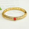 Pulsera de Ágata Roja Aiyu Pulsera de Ágata Verde Calcedonia Vintage para Mujer Venta al por Mayor de Fábrica Transmisión en Vivo Dropshipping S3100806