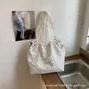 Bolso de Hombro para Mujer con Lunares Estilo Coreano de Moda, Bolso de Lona de Gran Capacidad, Bolso Tote Popular para Salidas