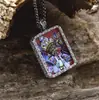 Pingente Zaharim Thangka Cinábrio Prata de Lei S925 Novo Design Chinoiserie Nicho Alta Qualidade Versátil Modelo de Moda