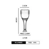 Copo de vinho pequeno espesso copo de vinho branco copo de coquetel copo de cristal transparente Copo Bala conjunto doméstico