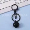 Set de llaveros de tres piezas con cierre de langosta en forma de ocho pintado de colores, accesorios de campana de color caramelo, joyería DIY, colgante para bolso
