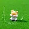 Paisaje en miniatura, adorables figuritas de cachorro Beagle y Golden Retriever, adorables accesorios decorativos DIY, pequeños adornos para coches y escritorios