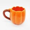 Taza de cerámica con forma de calabaza para el Festival de la Cosecha de Halloween, de varios estilos, hecha a mano, pintada a mano, al por mayor