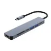 Estación de Acoplamiento Tipo C Proyección HDMI Pantalla Hub para Notebook Usb-C Lector de Tarjetas Estación de Acoplamiento Adaptador Rj45