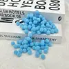 Bolas de pelúcia rosa de alta elasticidade de 2 cm, bolinhas de polipropileno, bolas de caxemira, acessórios para DIY, bolas brancas, douradas e coloridas