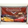 Fundo de Festa de Aniversário Tema Bandeira Quadriculada Corrida Transfronteiriça Decoração de Banner de Parede Polyester Celebração de Carro
