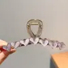 Elegante Pinza para el Cabello con Lazo Estilo Nuevo 2026 para Mujer, Cabello Semirecogido, Pinza de Garra para la Parte Posterior de la Cabeza para Cabello Fino, Sensación de Alta Gama, Pinza de Tiburón