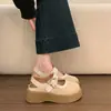 Sandálias Fechadas Trançadas de Salto Grosso Deslumbrantes para Mulheres, Novo Estilo Verão 2026, Versáteis com Saias, Sandálias Romanas Vazadas