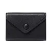 Tendencia Transfronteriza Estilo Nuevo Simple Cuero Suave Granulado Ligero Portátil Pequeño Tarjetero para Mujer RFID Antirrobo Tarjetero tipo Acordeón