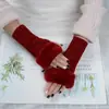Yifan outono e inverno decoração externa quente moda coreana lã boca mangas falsas duas mangas de diamante cobertura de braço de malha feminina
