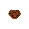 Llave Ruyi de Madera de Durazno Vieja Peine Colgante de Llavero Mariposa Tallado en Madera Tridimensional Accesorio Artesanal Adorno Hecho a Mano para DIY