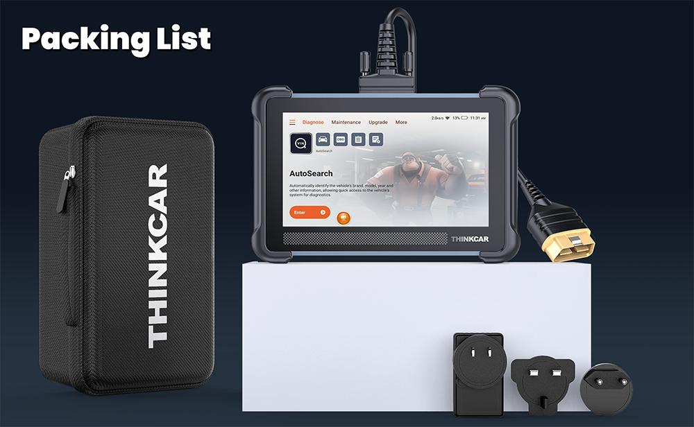 Thinkcar Thinkscan 672 Car Diagnostic Tools Full System OBD2 Scanner 28 Reset Bidirectional Control Lifetime Free scanner Tools