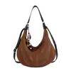 Bolso Bandolera Retro Mate Popular Bolso Dumpling Bolso de Mujer Versátil para Viajes Diarios Bolso de Hombro Único Bolso Pequeño de Mano Tote para Mujer