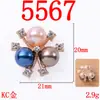 En stock venta al por mayor accesorios de aleación accesorios para el cabello diy corsage Flor de Perla Corazón material nupcial jeje grupo de ropa ventilador accesorios hechos a mano