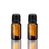 Botella Marrón de Aceite Esencial de 10 ml, Botella de Vidrio Dosificadora de Aceite Esencial, Botella Marrón de Vidrio con Gotero Mezclador a Prueba de Luz para Cosméticos