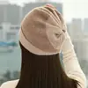Nuevo gorro de punto de cachemira grueso y cálido, con diseño de canalé trenzado para proteger las orejas, estilo otoño e invierno, con bloques de color