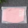 Suministro directo de fábrica bolsa con cremallera para ropa esmerilada bolsa de plástico esmerilado semipermeable bolsa de embalaje de plástico para ropa calcetines ropa interior