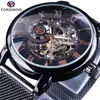 Una generación de relojes Forsining calientes de comercio exterior huecos para hombre relojes mecánicos para hombre relojes para hombre relojes para hombre correa de malla
