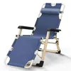 Silla para la hora del almuerzo Silla reclinable plegable para la siesta Sentado Reclinado Hogar Respaldo Ocio Exterior Silla plegable portátil Silla de playa