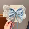 Falda de Encaje para Niñas Accesorio para el Cabello con Lazo Pinza para el Cabello de Estudiante para la Parte Posterior de la Cabeza Pasador de Princesa para Niñas Hermoso Adorno para el Cabello para Niños Grandes