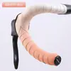 Fita de Guidão Absorvente de Choque para Bicicleta de Estrada com Cor Degradê, Faixa de Guidão Antiderrapante e Resistente ao Desgaste, Equipamento de Ciclismo