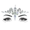 Procesamiento Pegatina de Tatuaje Facial Transfronterizo Personalizada Pegatina de Diamante Pegatina de Pedrería Impermeable Pegatina de Diamante Pegatina de Cristal de Gema Acrílico Facial