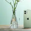 Vasos de Vidro Pequenos e Simples para Flores Frescas, Flores Secas e Plantas Hidropônicas, Adequados para Decoração de Sala de Estar, Casa e Escritório