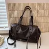 Bolsa retro de gran capacidad para mujer de verano, bolso de axila, nuevo bolso tipo almohada simple 2026, bolso casual de hombro y cruzado