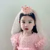 Acessórios de Cabeça Infantis, Coroa de Princesa para Bebê, Acessórios com Véu, Faixa de Cabelo, Chapéu de Aniversário, Acessórios de Cabelo, Acessórios de Cabelo Doces e Delicados para Meninas
