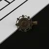 Estilo Antiguo DIY Hecho a Mano Joyería para el Cabello Pinza de Pato Pinza Lateral Horquilla de Latón con Soldadura Accesorios de Material Negativo Venta al por Mayor