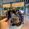 Moda transfronteiriça europeia e americana ins leopardo estampa headband adulto borda dourada pelúcia atado headband borda larga acessórios para o cabelo para mulheres novo