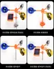 Dispositivo Repele Pájaros con Rotación Impulsada por el Viento, Sensor de Luz, Control de Voz Inteligente, para Líneas Eléctricas, Aeropuertos, Huertos y Repele Pájaros Alimentado por Energía Solar