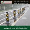 Guarda-corpo de Estrada Municipal Tubo Redondo Calçada Estrada Anticolisão Segurança Barreira de Desvio Aço Galvanizado Máquina de Transporte Guarda-corpo Não Isolante