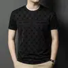 Camiseta de verano transfronteriza para hombre marca de moda talla grande ropa para hombre 2026 nuevo top holgado de moda para hombre de manga corta