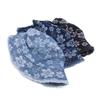 Chapéu de pescador em jeans estilo japonês e coreano novo chapéu de sol feminino chapéu de bacia de flor de aba larga primavera e outono coreano cross-border AliExpress